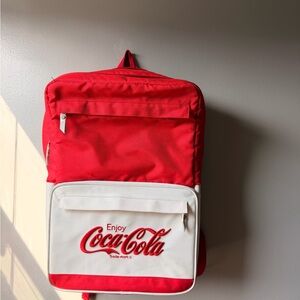 Coca Cola Red and White Logo Backpack